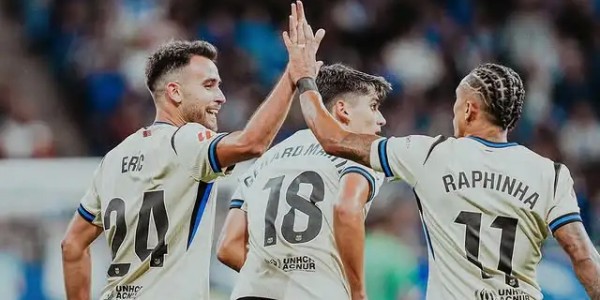 本场最佳！埃里克-加西亚ins：精彩的逆转，展现了巴萨精神